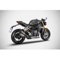 ZARD Dual Muffler Slip-on for Triumph Speed Triple 1200 RS/RR (2021+) - Euro5 ZARD Dual Muffler Slip-on for Triumph Speed Triple 1200 RS/RR (2021+) - Euro5